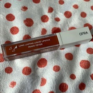 OFRA Liquid lipstick.  Miami Fever color